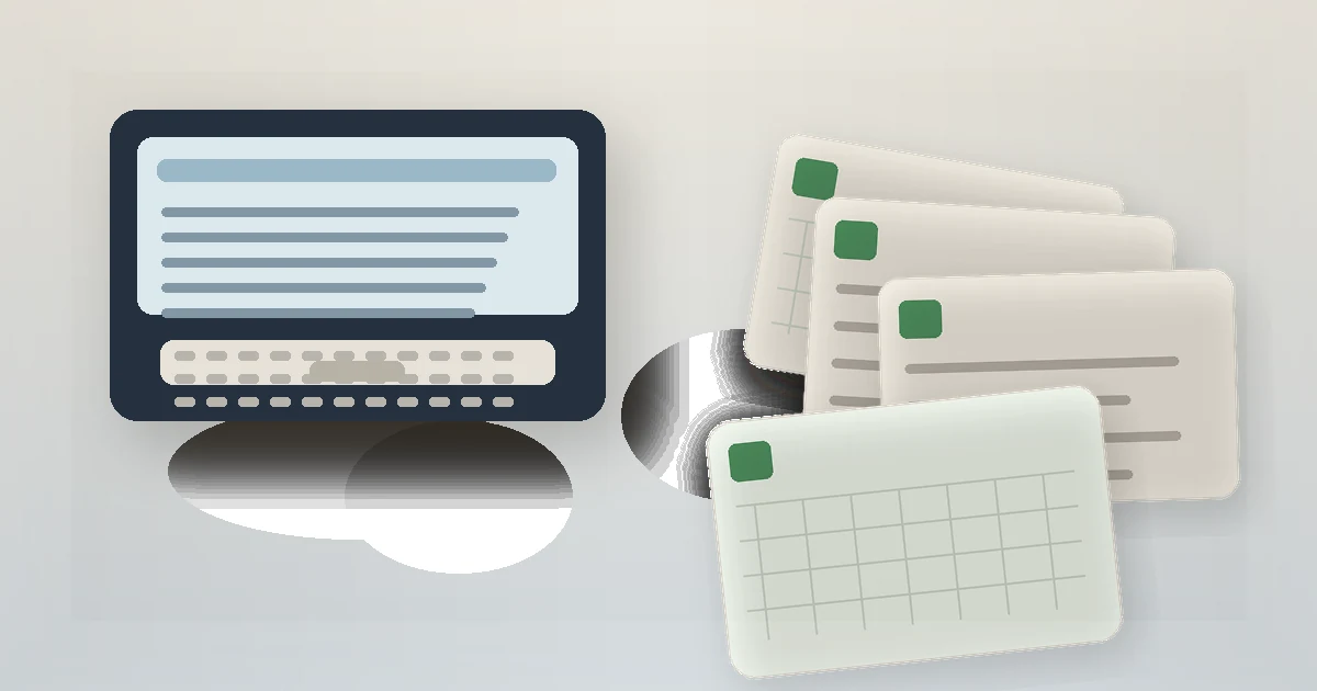 Original editorial still life related to Excel AutoSave Not Working: What to Check First: a laptop desk with recovery documents and candidate copies.