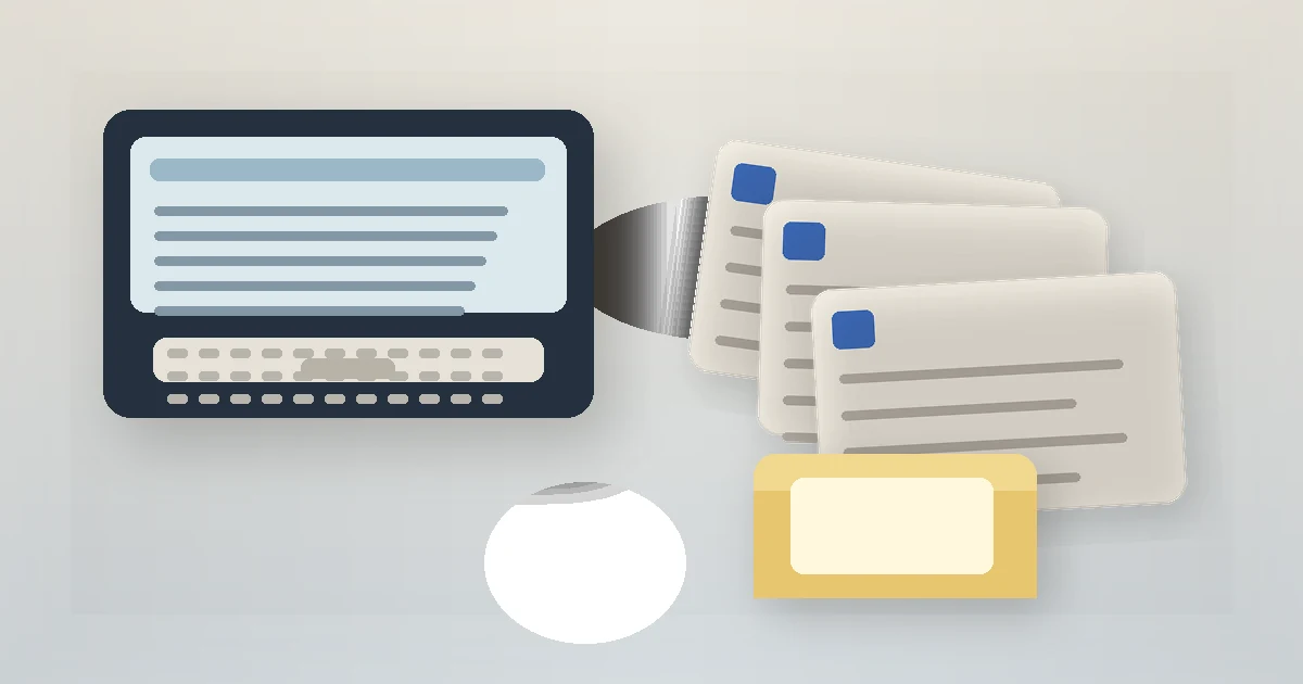Original editorial still life related to How to Find Temporary Word Files: a laptop desk with recovery documents and candidate copies.