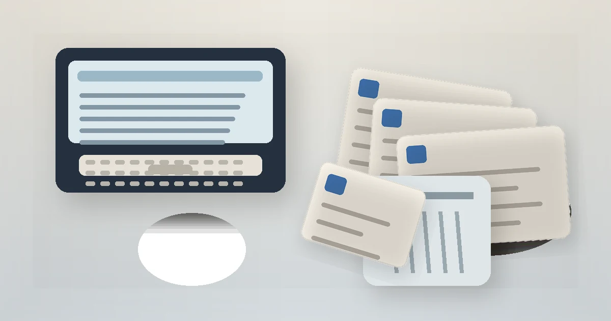 Original editorial still life related to How to Recover Deleted SharePoint Files: a recovery folder, copied documents, and a recycle bin.
