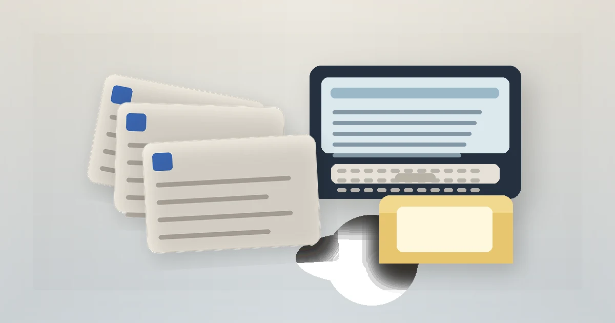 Original editorial still life related to How to Recover an Unsaved Word Document on Mac: a laptop desk with recovery documents and candidate copies.