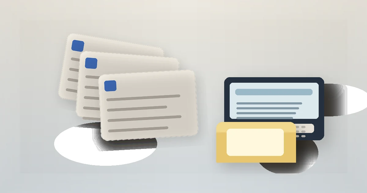 Original editorial still life related to Using Windows File Recovery for Word Documents: a laptop desk with recovery documents and candidate copies.